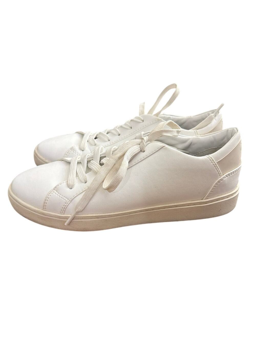 Thousand Fell white leather low-top sneakers Womens Size 9